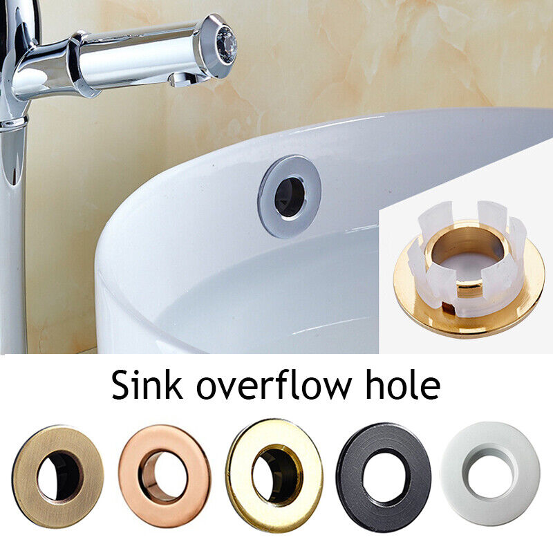 Sink Hole Overflow Cover Overflow Ring Basin Sink Accessory Suitable For 23-25mm
