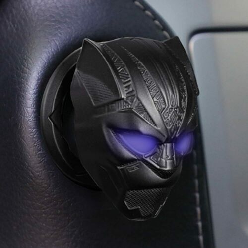 Matte Black Black Panther Push To Start Cover Auto Engine Ignition Stop Button