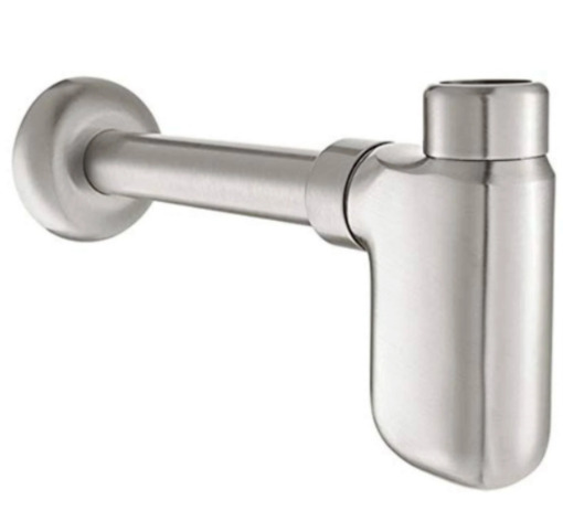 American Standard 7720.018.295 Decratve Bathroom Sink Trap Brushed Nickel*new*