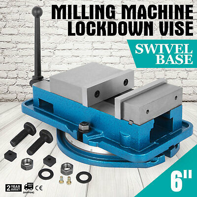 6 Inch Vise Precision Milling Drilling Machine Clamp Vice Fixed Base