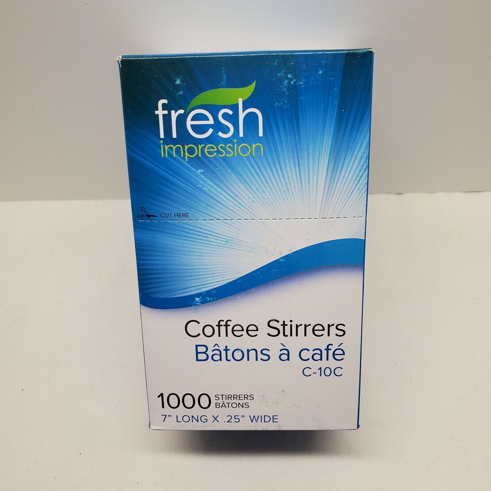 Fresh Impression Birchwood Stirrers Coffee Stir Sticks C-10c, 7-inch 1000 Count