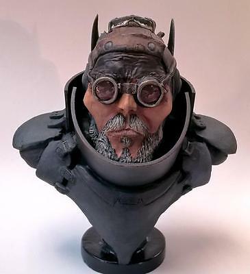 Wasteland/dieselpunk Inspired Hero Schlager Man, Unpainted Resin Mini Bust