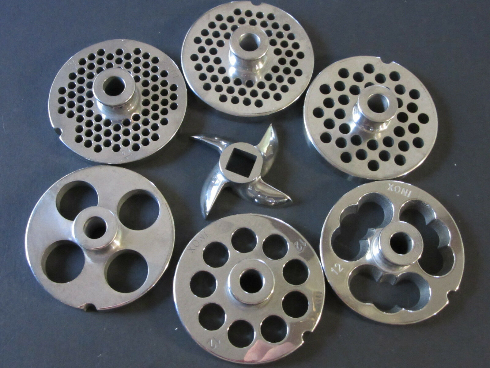 Pick Your Size #12 Meat Grinder Food Chopper Plate Disc Knife With Hub 2 3/4"