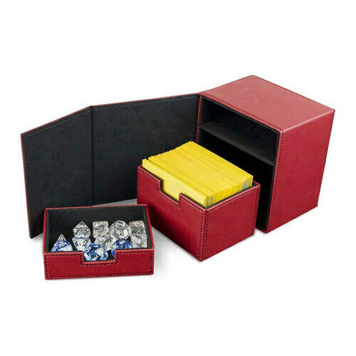 Red Bcw Deck Vault Box Lx (holds 100 Cards)