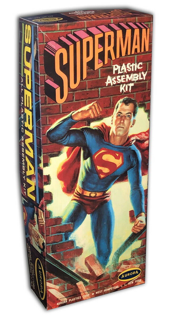 Aurora Superman Model Kit Box (box Only- No Kit!)