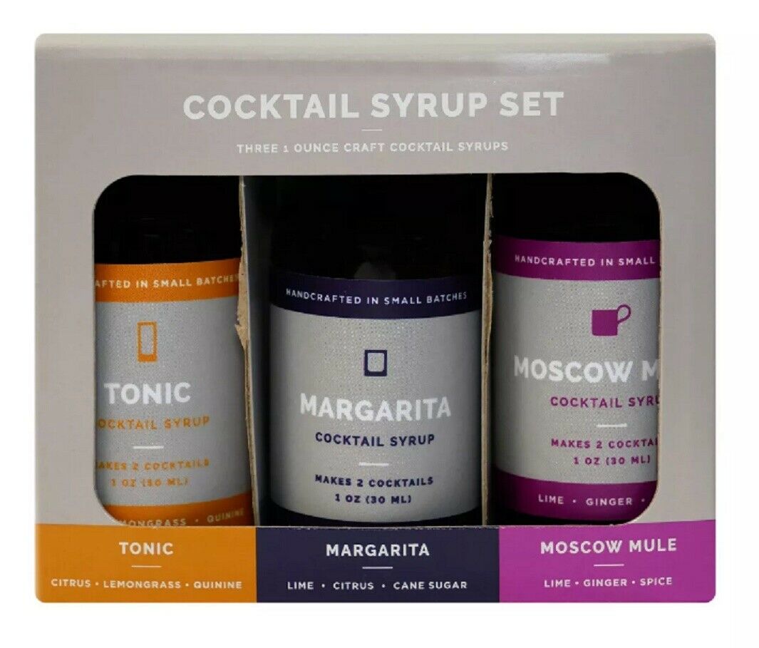 3pk 1oz Craft Cocktail Syrups - Assembly Brands Llc