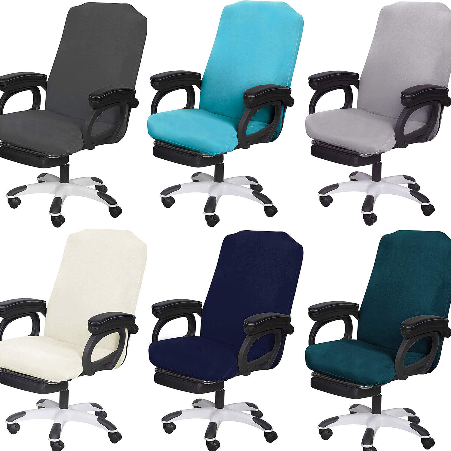 Universal Office Chair Cover Stretch Desk Chair Cover Computer Chair Boss Chair
