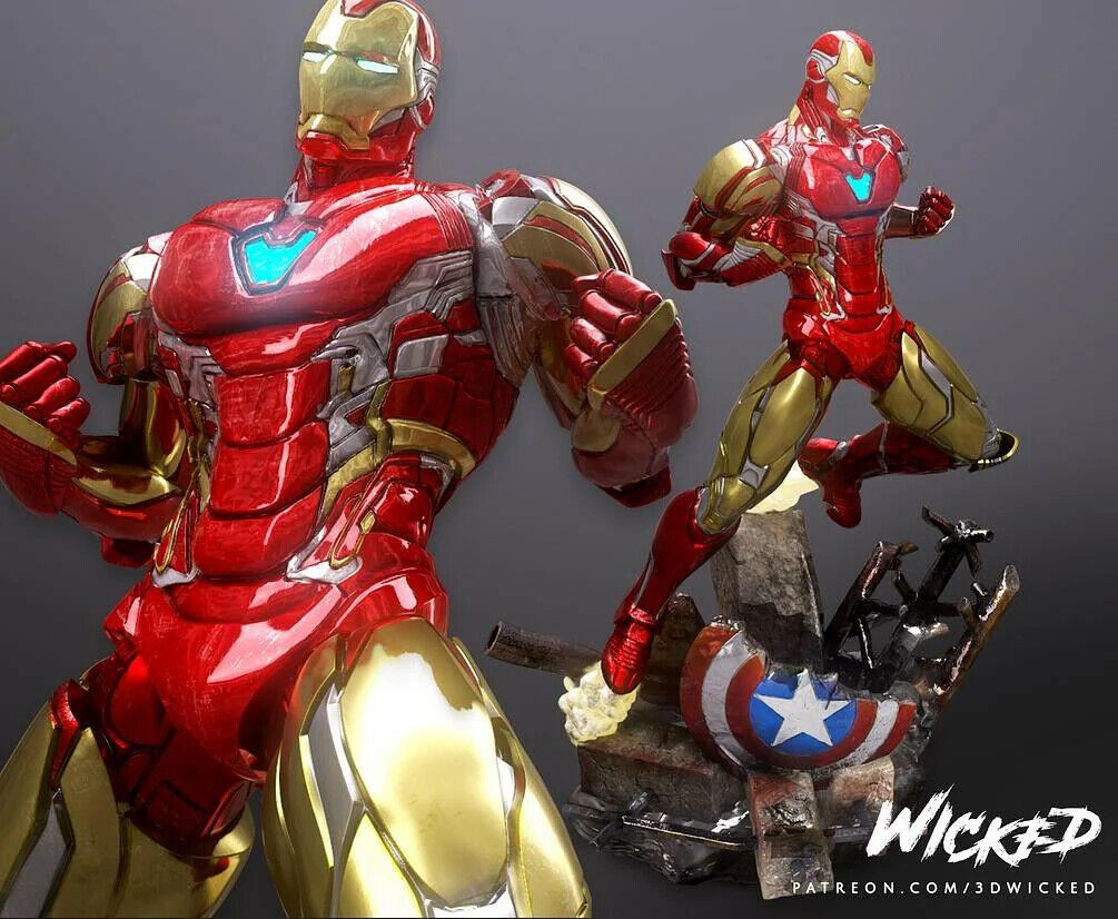 Iron Man 1:6 Scale Resin Model Kit Marvel Avengers Statue Sculpture