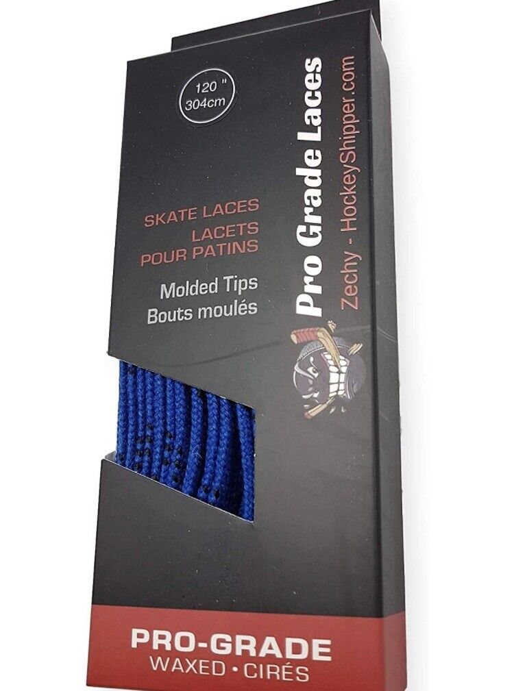 Hockey Laces Waxed - Specifically Made For Skates One Pair 130’’ For Size 11-13
