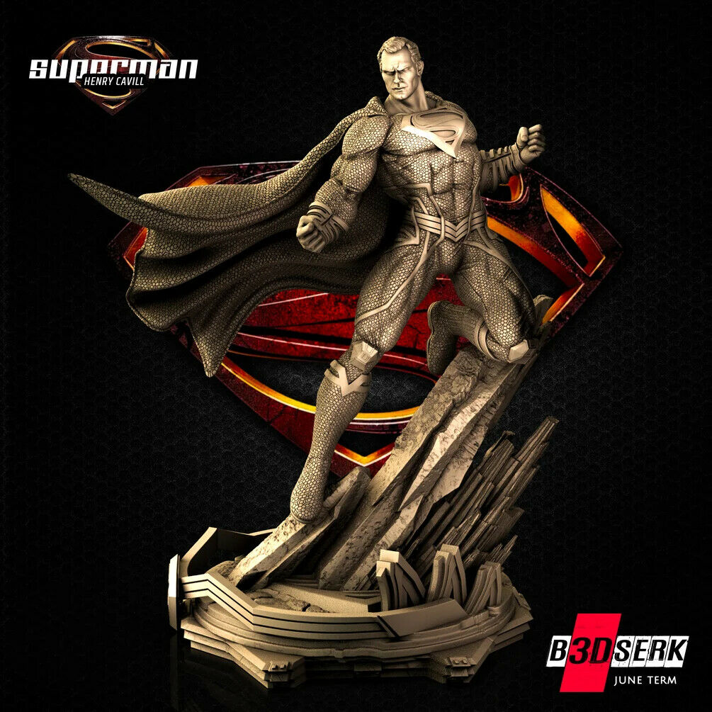 Superman 1:6 Scale Resin Model Kit Dc Justice League Statue Sculpture