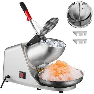 Electric Ice Shaver Crusher Machine Snow Cone Maker Shaving 143lbs Summer Home