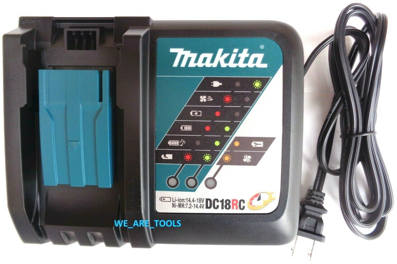 Makita Dc18rc Genuine 18v Rapid Fast Battery Charger 18 Volt Fr Bl1830b, Bl1850b